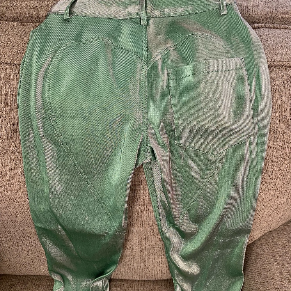 Area Straight Leg Metallic Trousers , brand New . Sold out - Picture 6 of 7